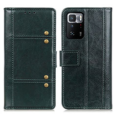 Funda de Cuero Cartera con Soporte Carcasa M06L para Xiaomi Poco X3 GT 5G Verde