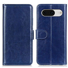 Funda de Cuero Cartera con Soporte Carcasa M07L para Google Pixel 8 5G Azul