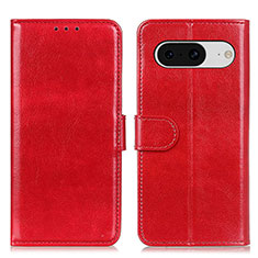 Funda de Cuero Cartera con Soporte Carcasa M07L para Google Pixel 8 5G Rojo