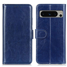 Funda de Cuero Cartera con Soporte Carcasa M07L para Google Pixel 8 Pro 5G Azul