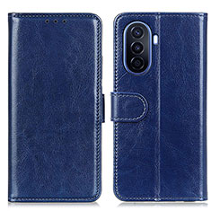 Funda de Cuero Cartera con Soporte Carcasa M07L para Huawei Enjoy 50 Azul