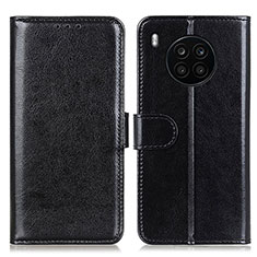 Funda de Cuero Cartera con Soporte Carcasa M07L para Huawei Honor 50 Lite Negro