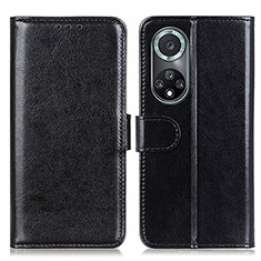 Funda de Cuero Cartera con Soporte Carcasa M07L para Huawei Honor 50 Pro 5G Negro