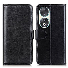 Funda de Cuero Cartera con Soporte Carcasa M07L para Huawei Honor 90 5G Negro