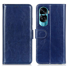 Funda de Cuero Cartera con Soporte Carcasa M07L para Huawei Honor 90 Lite 5G Azul