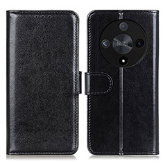 Funda de Cuero Cartera con Soporte Carcasa M07L para Huawei Honor X9b 5G Negro