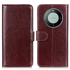 Funda de Cuero Cartera con Soporte Carcasa M07L para Huawei Mate 60 Pro Marron