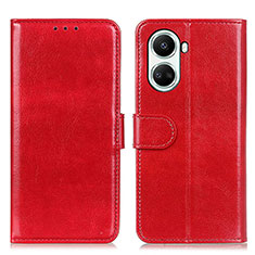 Funda de Cuero Cartera con Soporte Carcasa M07L para Huawei Nova 10 SE Rojo