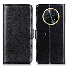 Funda de Cuero Cartera con Soporte Carcasa M07L para Huawei Nova Y91 Negro