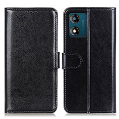 Funda de Cuero Cartera con Soporte Carcasa M07L para Motorola Moto E13 Negro