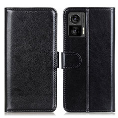 Funda de Cuero Cartera con Soporte Carcasa M07L para Motorola Moto Edge 30 Lite 5G Negro