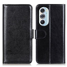 Funda de Cuero Cartera con Soporte Carcasa M07L para Motorola Moto Edge Plus (2022) 5G Negro