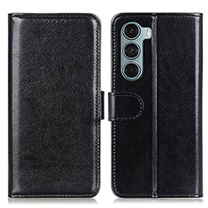 Funda de Cuero Cartera con Soporte Carcasa M07L para Motorola Moto Edge S30 5G Negro