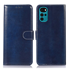 Funda de Cuero Cartera con Soporte Carcasa M07L para Motorola Moto G22 Azul