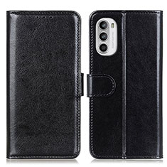 Funda de Cuero Cartera con Soporte Carcasa M07L para Motorola MOTO G52 Negro