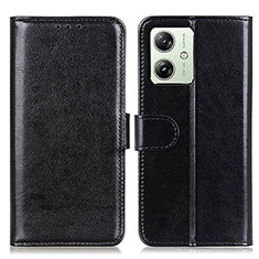 Funda de Cuero Cartera con Soporte Carcasa M07L para Motorola Moto G54 5G Negro