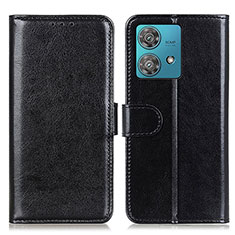 Funda de Cuero Cartera con Soporte Carcasa M07L para Motorola Moto G84 5G Negro