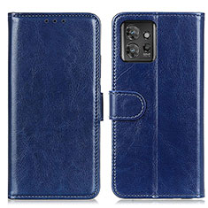 Funda de Cuero Cartera con Soporte Carcasa M07L para Motorola ThinkPhone 5G Azul