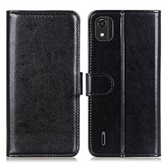 Funda de Cuero Cartera con Soporte Carcasa M07L para Nokia C2 2nd Edition Negro