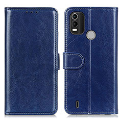 Funda de Cuero Cartera con Soporte Carcasa M07L para Nokia C21 Plus Azul