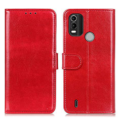 Funda de Cuero Cartera con Soporte Carcasa M07L para Nokia C21 Plus Rojo