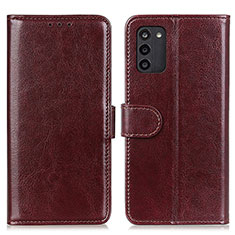 Funda de Cuero Cartera con Soporte Carcasa M07L para Nokia G100 Marron