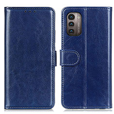 Funda de Cuero Cartera con Soporte Carcasa M07L para Nokia G11 Azul