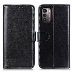 Funda de Cuero Cartera con Soporte Carcasa M07L para Nokia G21 Negro