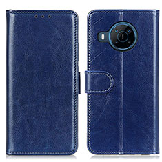 Funda de Cuero Cartera con Soporte Carcasa M07L para Nokia X100 5G Azul