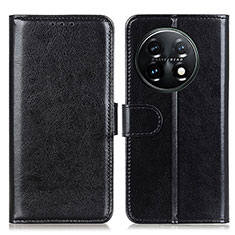 Funda de Cuero Cartera con Soporte Carcasa M07L para OnePlus 11 5G Negro