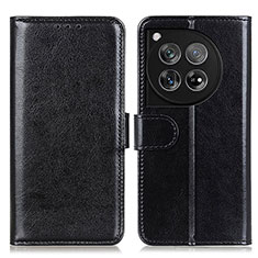 Funda de Cuero Cartera con Soporte Carcasa M07L para OnePlus 12 5G Negro