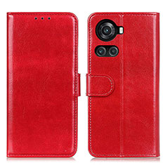 Funda de Cuero Cartera con Soporte Carcasa M07L para OnePlus Ace 5G Rojo