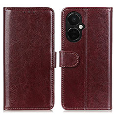 Funda de Cuero Cartera con Soporte Carcasa M07L para OnePlus Nord CE 3 Lite 5G Marron