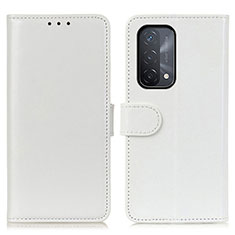 Funda de Cuero Cartera con Soporte Carcasa M07L para OnePlus Nord N200 5G Blanco