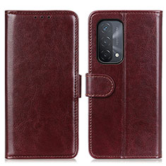 Funda de Cuero Cartera con Soporte Carcasa M07L para OnePlus Nord N200 5G Marron