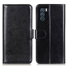 Funda de Cuero Cartera con Soporte Carcasa M07L para Oppo K9 Pro 5G Negro