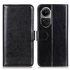 Funda de Cuero Cartera con Soporte Carcasa M07L para Oppo Reno10 5G Negro