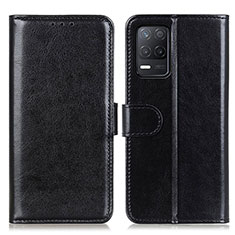 Funda de Cuero Cartera con Soporte Carcasa M07L para Realme 8s 5G Negro