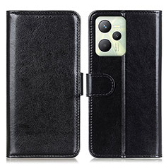 Funda de Cuero Cartera con Soporte Carcasa M07L para Realme C35 Negro