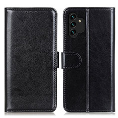 Funda de Cuero Cartera con Soporte Carcasa M07L para Samsung Galaxy A13 4G Negro