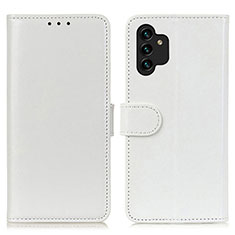 Funda de Cuero Cartera con Soporte Carcasa M07L para Samsung Galaxy A13 5G Blanco