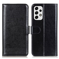 Funda de Cuero Cartera con Soporte Carcasa M07L para Samsung Galaxy A23 4G Negro