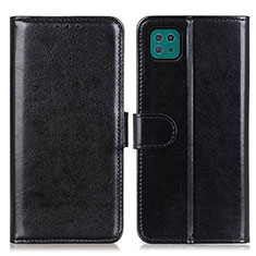 Funda de Cuero Cartera con Soporte Carcasa M07L para Samsung Galaxy F42 5G Negro