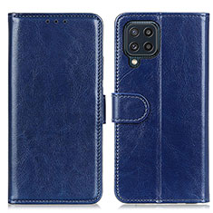 Funda de Cuero Cartera con Soporte Carcasa M07L para Samsung Galaxy M32 4G Azul