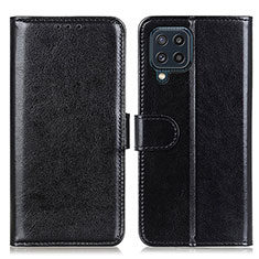 Funda de Cuero Cartera con Soporte Carcasa M07L para Samsung Galaxy M32 4G Negro