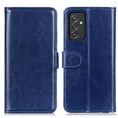 Funda de Cuero Cartera con Soporte Carcasa M07L para Samsung Galaxy Quantum4 5G Azul