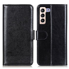 Funda de Cuero Cartera con Soporte Carcasa M07L para Samsung Galaxy S21 FE 5G Negro