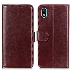 Funda de Cuero Cartera con Soporte Carcasa M07L para Sony Xperia Ace III Marron