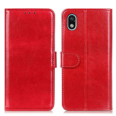 Funda de Cuero Cartera con Soporte Carcasa M07L para Sony Xperia Ace III Rojo