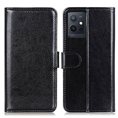 Funda de Cuero Cartera con Soporte Carcasa M07L para Vivo Y30 5G Negro